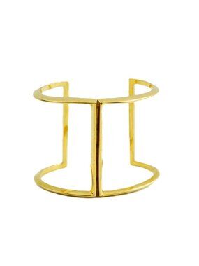 J. Crew gold cuff bracelet #220-9